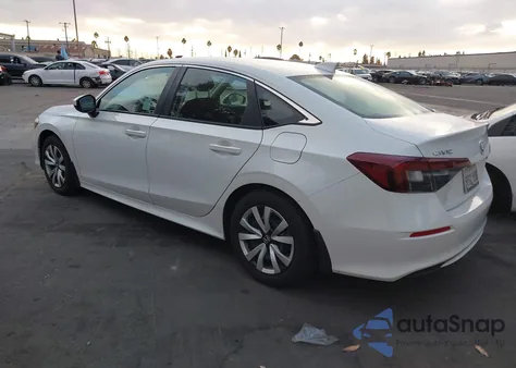 2025 Honda Civic Lx from USA, damaged, VIN 2HGFE2F25SH533168